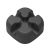 Orico kábeltartó fekete (CBSX-BK) (CBSX-BK)