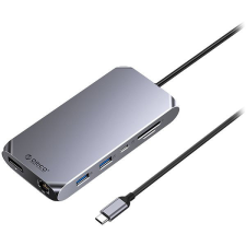  Orico XCR-X33-GY-BP 12in1 USB3.0 Type-C Docking Station Grey laptop kellék