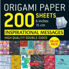  Origami Paper 200 sheets Inspirational Messages 6" (15 cm) – Tuttle Publishing naptár, kalendárium