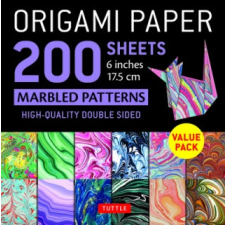 Origami Paper 200 sheets Marbled Patterns 6" (15 cm) naptár, kalendárium