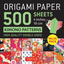 Origami Paper 500 sheets Kimono Patterns 4" (10 cm) naptár, kalendárium