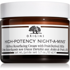 Origins High-Potency Night-A-Mins™ Oil-Free Resurfacing Gel Cream With Fruit-Derived AHAs regeneráló éjszakai arcmaszk a bőr sűrűségének helyreállításához 50 ml arcpakolás, arcmaszk
