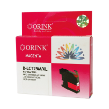 ORINK Brother LC125XL tintapatron magenta ORINK nyomtatópatron & toner