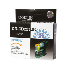 ORINK Brother LC223XL tintapatron black ORINK nyomtatópatron & toner