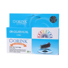ORINK Canon CLI551XL tintapatron cyan (utángyártott Orink) nyomtatópatron & toner