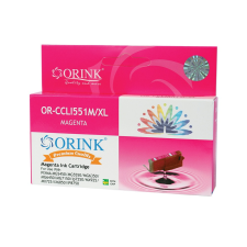 ORINK Canon CLI551XL tintapatron magenta ORINK nyomtatópatron & toner