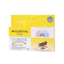 ORINK CLI551XL utángyártott Canon tintapatron sárga (CAOCLI551XLYE) (CAOCLI551XLYE) nyomtatópatron & toner