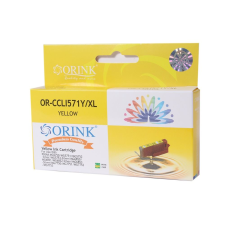 ORINK CLI571XL utángyártott Canon tintapatron sárga (CAOCLI571XLYE) (CAOCLI571XLYE) nyomtatópatron & toner