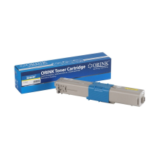 ORINK Oki C310/C330/C510/C530 toner yellow, ORINK nyomtatópatron & toner