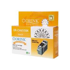 ORINK utángyártott HP 655/CZ109AE tintapatron fekete (HPO655BK) (HPO655BK) nyomtatópatron & toner