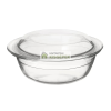 Orion 16709 JÉNAI ÜVEG SÜTŐTÁL FEDŐVEL Ø 23 CM 2 az 1-ben
