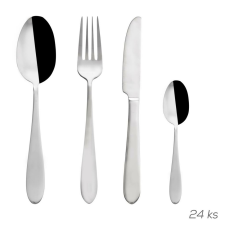 Orion 24 részes evőeszközkészlet MIRROR tányér és evőeszköz