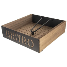 Orion Bistro szalvétatartó/állvány fa fém konyhai eszköz