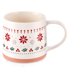  Orion karácsonyi mintás porcelán bögre 380 ml bögrék, csészék