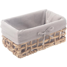 Orion kosár 27 × 17 × 13 cm szürke, vízijácint + textil konyhai eszköz