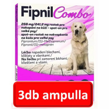 Orion Pharma Fipnil Combo Spot-On (20-40kg. kutyáknak )rácsepegtető oldat 3ampulla élősködő elleni készítmény kutyáknak