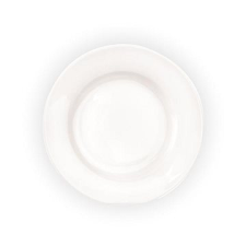 Orion Porcelán desszertes tányér, kerek, fehér, 15,5 cm-es átmérő tányér és evőeszköz