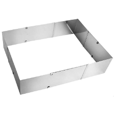 Orion Rozsdamentes acél forma, állítható/szögletes TORTA konyhai eszköz