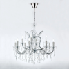 Orion Theresa ezüst-átlátszó csillár (ORI-LU 2391/8+4A) E14 12 izzós IP20