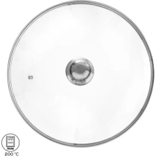 Orion üveg fedő rozsdamentes acél fogantyúval, 30 cm átmérő edény