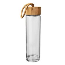 Orion Üveg palack/bambusz kupak + szűrő 0,45 l kulacs, kulacstartó
