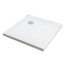 Orleans .||. 90x90x4 cm szögletes, akril zuhanytálca szifonnal kád, zuhanykabin