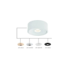 ORLICKI Neo Bianco Slim KG / Ufo Gold 1xGU10 max 8W LED 230V - OR-OR83606