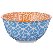  ORNAMENTS tálka 520 ml, világoskék-narancs konyhai eszköz