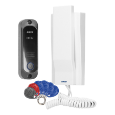 ORNO Kaputelefon szett, fehér, RFID-olvasóval kaputelefon
