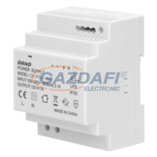 ORNO OR-PSU-1645 Moduláris tápegység, 12V DC 7A, 84W villanyszerelés