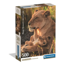 Oroszlán Feline Love 500 db-os Compact puzzle Clementoni puzzle, kirakós
