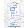 OrsiDekor SZUPER PAPA Ajándék tábla