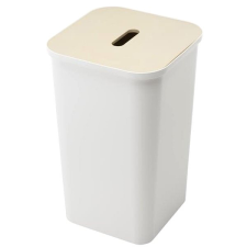 ORTHEX COLLECT szennyeskosár 53 l, fehér + fa fedő bútor