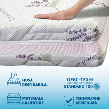 Ortopedicus Levendula Memóriahabos Matrac - 120x190 cm ágy és ágykellék