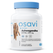Osavi Ashwagandha Extra, 400 mg, 60 vegán kapszula Étrend-kiegészítő vitamin és táplálékkiegészítő