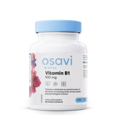 Osavi B1-vitamin, 100 mg, 60 db növényi kapszula Étrend-kiegészítő vitamin és táplálékkiegészítő
