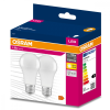 Osram 2db LED izzó E27 A60 13W = 100W 1521lm 2700K 200° OSRAM