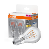 Osram 2x Dekoratív LED izzó E27 A60 5.9W = 48W 600lm 2700K Meleg 320° Izzószálas OSRAM