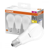 Osram 3db LED izzó E27 A60 14W = 100W 1521lm 2700K 360° OSRAM