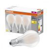 Osram 3db LED izzó E27 A60 7,5W = 75W 1055lm 2700K 300°-os izzószál OSRAM