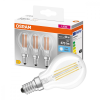 Osram 3db LED izzó Gömb E14 P45 4W = 40W 470lm 4000K Semleges 320° OSRAM Alapszál