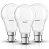 Osram 3PAK LED izzó B22d A60 8.5W = 60W 806lm 2700K Meleg 360° OSRAM