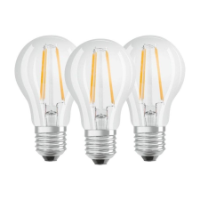  Osram Base átlátszó üveg búra/6,5W/806lm/4000K/E27/dobozos LED körte izzó 3 db izzó