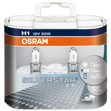 Osram Izzó 12V/55W/H1/2db Osram Night Breaker Silver +100% 64150-NBS led izzó