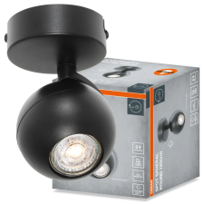 Osram Lampa Ścienna Sufitowa Kinkiet Spot Ruchoma Reflektor GU10 Czarna SPHERAL Osram világítás