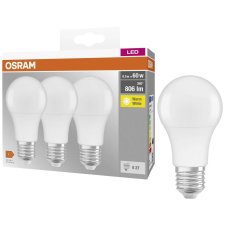 Osram LED fényforrás E27 8.5W 3db/cs (4099854046797) (4099854046797) izzó