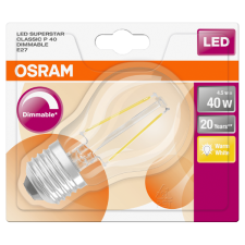 Osram LED FÉNYFORRÁS KISGÖMB FILAMENT E27 4,5W MELEG izzó