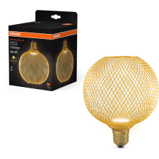 Osram LED izzó, 3,5 W, E27, GLOBE, meleg fehér világítás