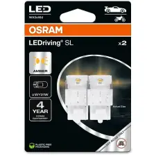 Osram LEDriving SL WY21W sárga 12V, 2 db a csomagban autóalkatrész