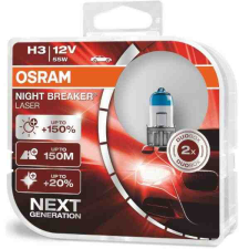 Osram Night Breaker Laser H3 12V 55W +150% Halogén Izzó (2 db) autóalkatrész